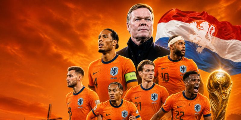 Hà Lan thu hút nhiều tín đồ xem trực tiếp World Cup 2026