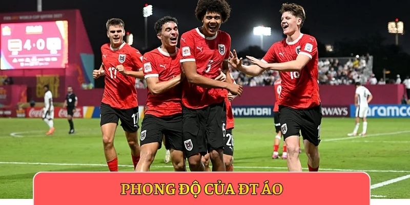 Phong độ của ĐT Áo