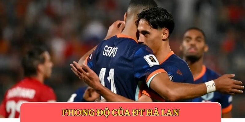 Phong độ của ĐT Hà Lan