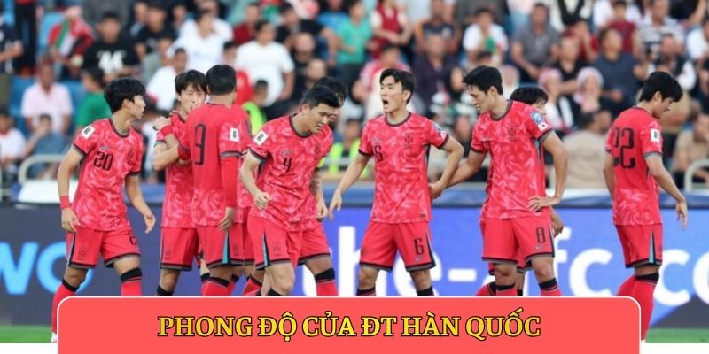 Phong độ của ĐT Hàn Quốc