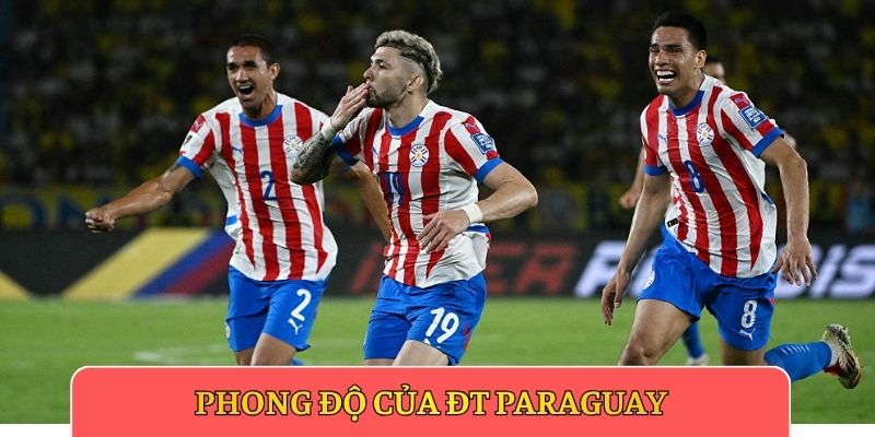 Phong độ của ĐT Paraguay