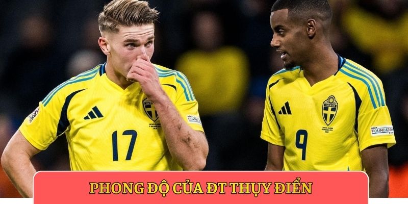 Phong độ của ĐT Thụy Điển
